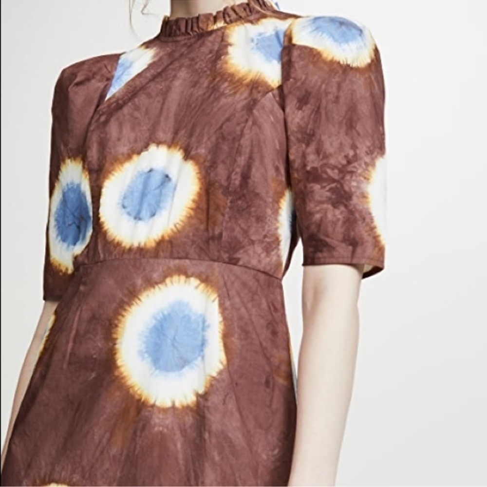 SEA New York Tie Dye Midi Dress Size 4
NWT Brown Puff Sleeve Cotton Mock Neck - Picture 4 of 16
